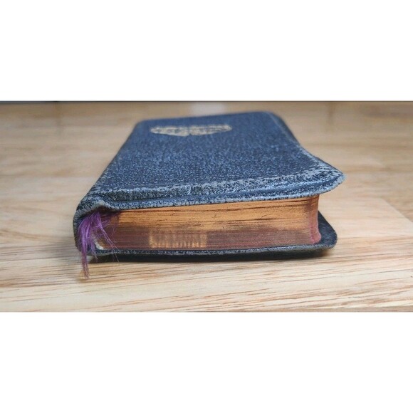 Vtg Holman Jewel New Testament Psalms Genuine Leather-King James Version-KJV - Picture 3 of 12